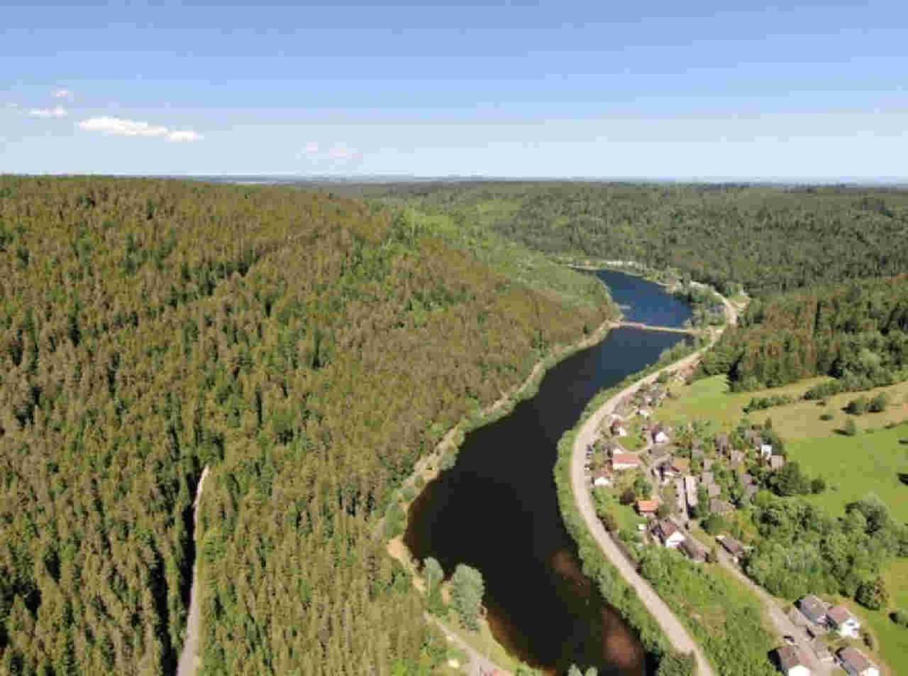 Ferienhaus Schwarzwald Seewald Erzgrube Badesee 100% Natur Екстер'єр фото